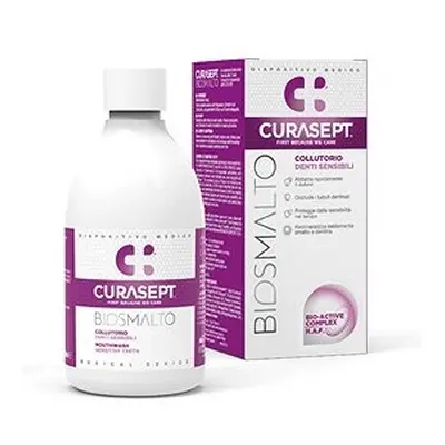 Curasept Biosmalto Sensitive ústní voda na citlivé zuby, 300 ml