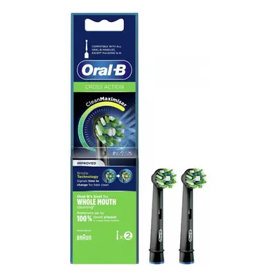 Oral-B CrossAction BLACK CleanMaximiser EB50BRB-2 náhradní kartáčky, 2ks