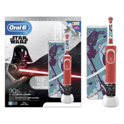 Oral-B Vitality D100 Kids elektrický zubní kartáček STAR WARS + POUZDRO