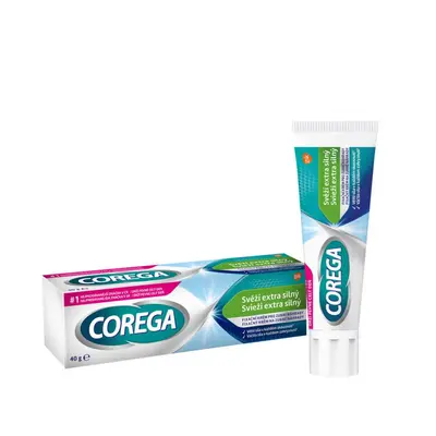 Corega Fresh Extra silný lepící krém, 40g