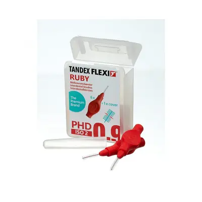 Tandex Flexi mezizubní kartáčky 0,9mm (červené), 6ks