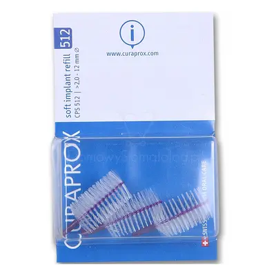 Curaprox CPS 512 Soft Implant mezizubní kartáčky, 3ks