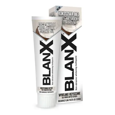 BlanX White Detox Coconut bělící zubní pasta s kokosovým olejem, 75ml