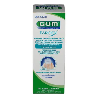 GUM Paroex ústní voda (0,06% CHX), 500ml