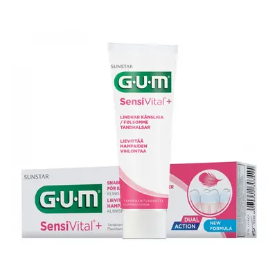 GUM SensiVital+ zubní gel pro citlivé zuby, 75 ml