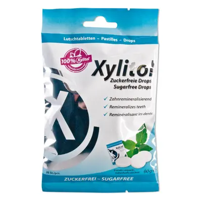 Miradent Xylitol pastilky MINT 26 ks