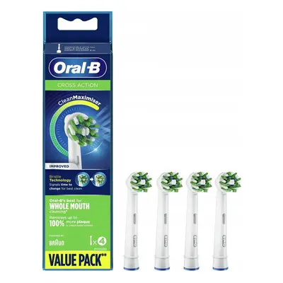 Oral-B Cross Action CleanMaximiser EB 50RB-4 náhradní kartáčky, 4ks