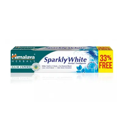 Himalaya Sparkly White bělící zubní pasta, 75ml + 33 %