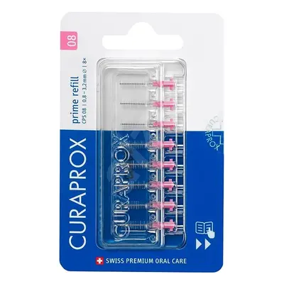 Curaprox CPS 08 Prime REFILL mezizubní kartáčky, 8ks (blistr)