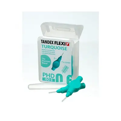 Tandex Flexi mezizubní kartáčky 0,6mm (tyrkysové), 6ks