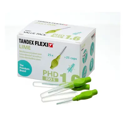 Tandex Flexi mezizubní kartáček 1,6 mm ISO 5 kónické (zelené), 25ks