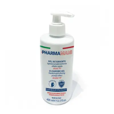 Pharmamani sanitační gel lahvička s pumpičkou, 400ml