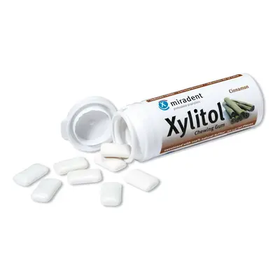 Miradent Xylitol žvýkačky skořice, 30ks