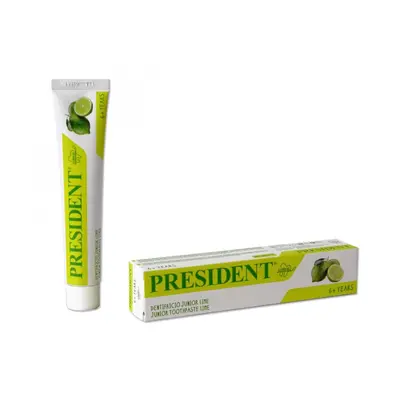 PresiDENT Junior dětská zubní pasta od 6 let (limetka), 50ml