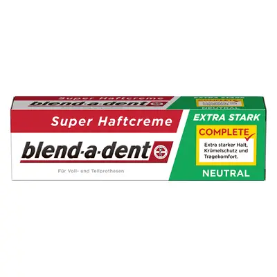 Blend-a-dent lepící krém na zubní náhrady extra silný NEUTRAL, 47g