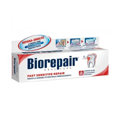 Biorepair Fast Sensitive Repair zubní pasta, 75 ml