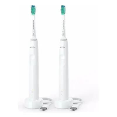 Philips Sonicare 3100 ProResults DUO sonický zubní kartáček WHITE