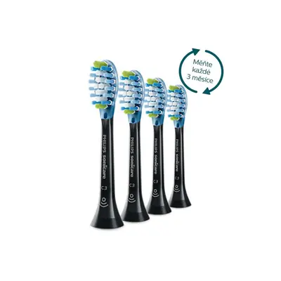 Philips Sonicare C3 Premium Plaque Defence HX9044/33 BLACK, 4ks