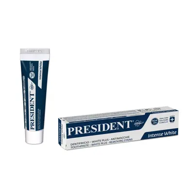 PresiDENT White Plus intensivní bělící zubní pasta, 30ml