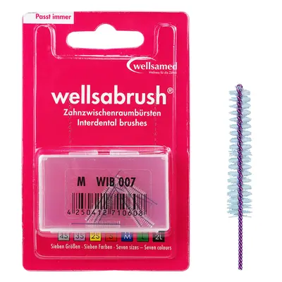 Wellsabrush M mezizubní kartáčky 0,8mm, 10ks