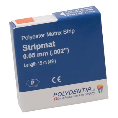 Stripmat transparentní polyesterová matricová páska 8mm, 15m