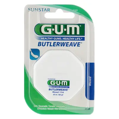 GUM Butlerweave voskovaná dentální nit, 55m