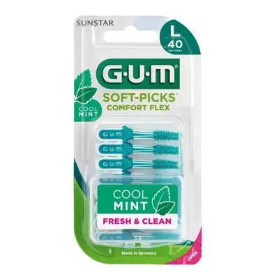 GUM Soft-Picks Comfort FLEX MINT (L), 40 ks