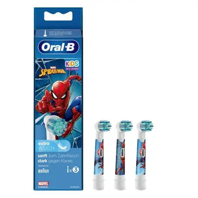 Oral-B Stages Power Kids EB10-3 náhradní hlavice Spiderman, 3ks