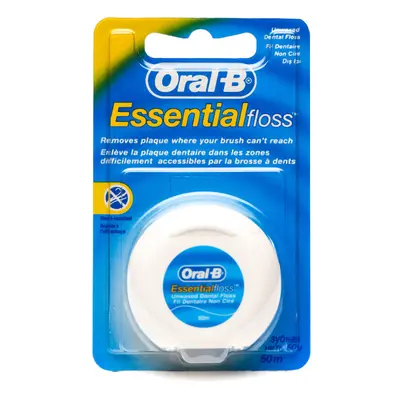 Oral-B Essential Floss nevoskovaná zubní nit, 50m