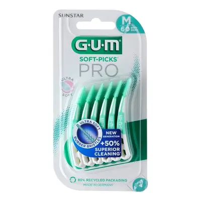 GUM Soft Picks PRO mezizubní kartáčky (M), 60ks