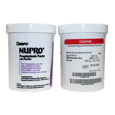 Dentsply NUPRO® polish HRUBÁ pasta s fluoridem (máta), 340g