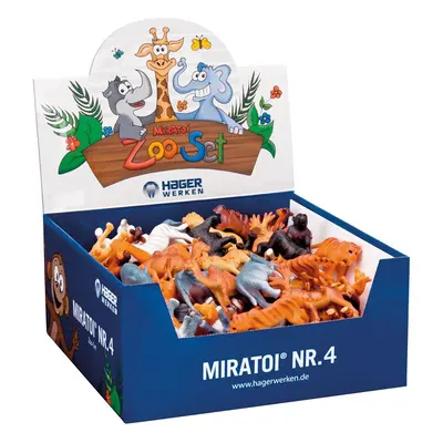 Miratoi Zoo N.4 zvířátka pro děti, 100ks