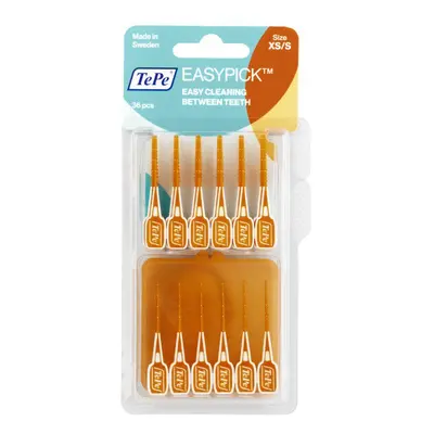 TEPE EasyPick dentální párátka XS/S (oranžová), 36ks