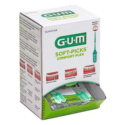 GUM Soft-Picks Comfort FLEX pogumovaná párátka MINT (medium), 2x100ks