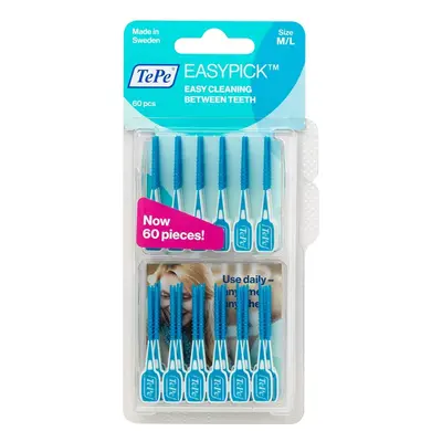 TEPE EasyPick dentální párátka M/L (modrá), 60ks