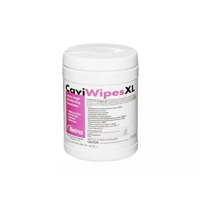 CaviWipes dezinfekční ubrousky XL 22,9x30,5cm (dóza), 65ks