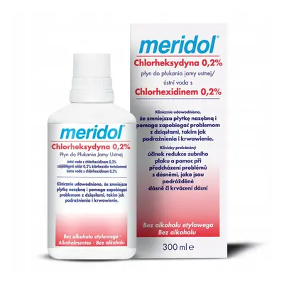 Meridol ústní voda s chlorhexidinem 0,2%, 300ml