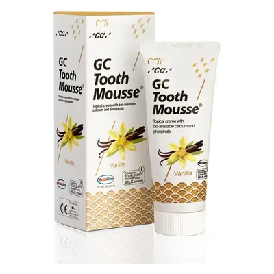 GC Mousse dentální krém s vápníkem Vanilka, 40g