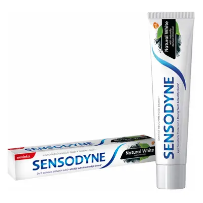 Sensodyne Natural White Charcoal bělící zubní pasta, 75ml