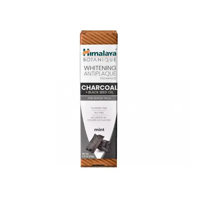 Himalaya Botanique Charcoal Whitening Antiplaque bělící zubní pasta , 113g