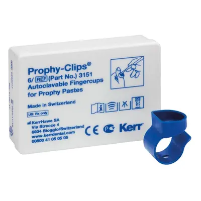 KERR Prophy-Clips autoklávovatelné prstýnky, 6ks