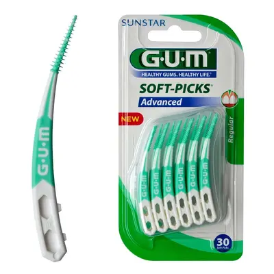 GUM Soft-Picks Advanced mezizubní kartáčky (M), 30ks