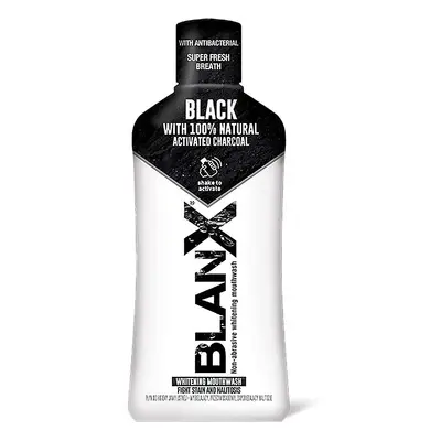 BlanX Black bělící ústní voda s aktivním uhlím, 500ml