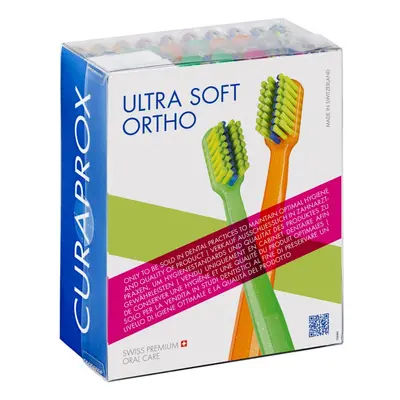 Curaprox CS 5460 Ortho ultrasoft zubní kartáček BOX, 36ks