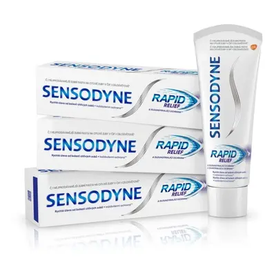 Sensodyne Rapid Relief zubní pasta, 3x75ml