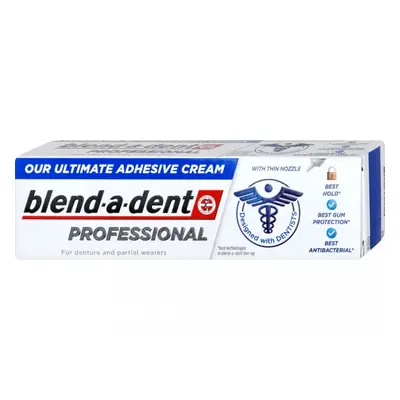 Blend-a-dent Professional lepící krém na zubní náhrady, 40g