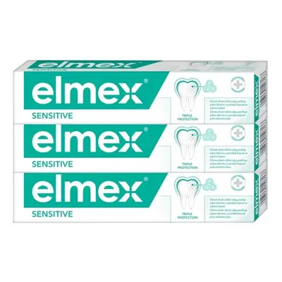 Elmex Sensitive zubní pasta 3x75ml