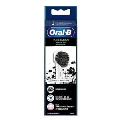 Oral-B PureClean Charcoal náhradní hlavice s černým uhlím, 4ks