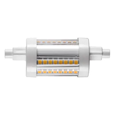 QT DE12 R7S 78 mm LED světelný zdroj transparentní 9 W 3000 K CRI 90 330° - BIG WHITE (SLV)