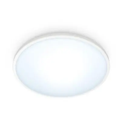 LED Stropní přisazené svítidlo WiZ Superslim 8719514337978 14W 1300lm 2700-6500K IP20 24,2cm bíl